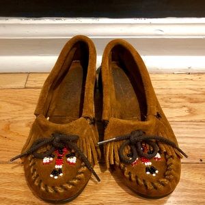 Minnetonka Kids’ Thunderbird II Moccasin New Sz 12